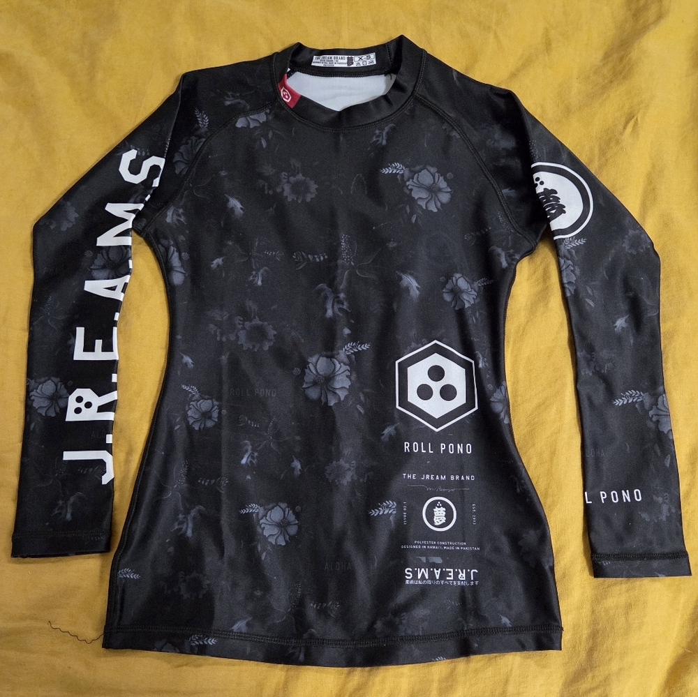 Jream Brand Roll Pono BJJ Rash Guard XS